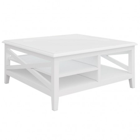 LV253-L04 : Bàn Sofa , Bàn Coffee Vuông - Màu Trắng